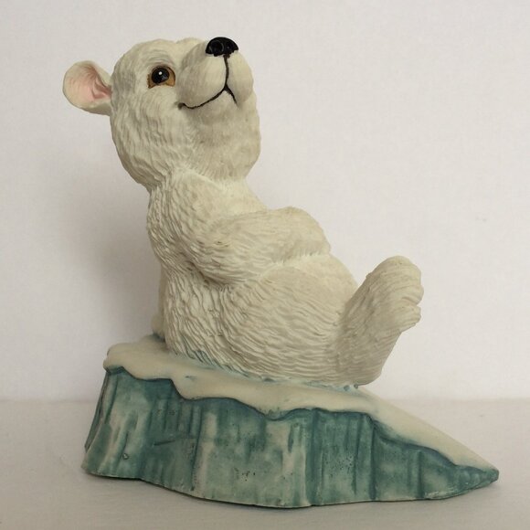 Natures Friends Polar Bear on Iceberg Figurine Summit Collection Vintage 1991 - Picture 1 of 7